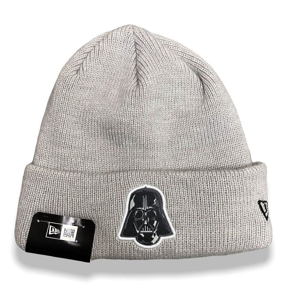 Star Wars x New Era Darth Vader Knit Beanie Hat Adult One Size Heather Gray (a)